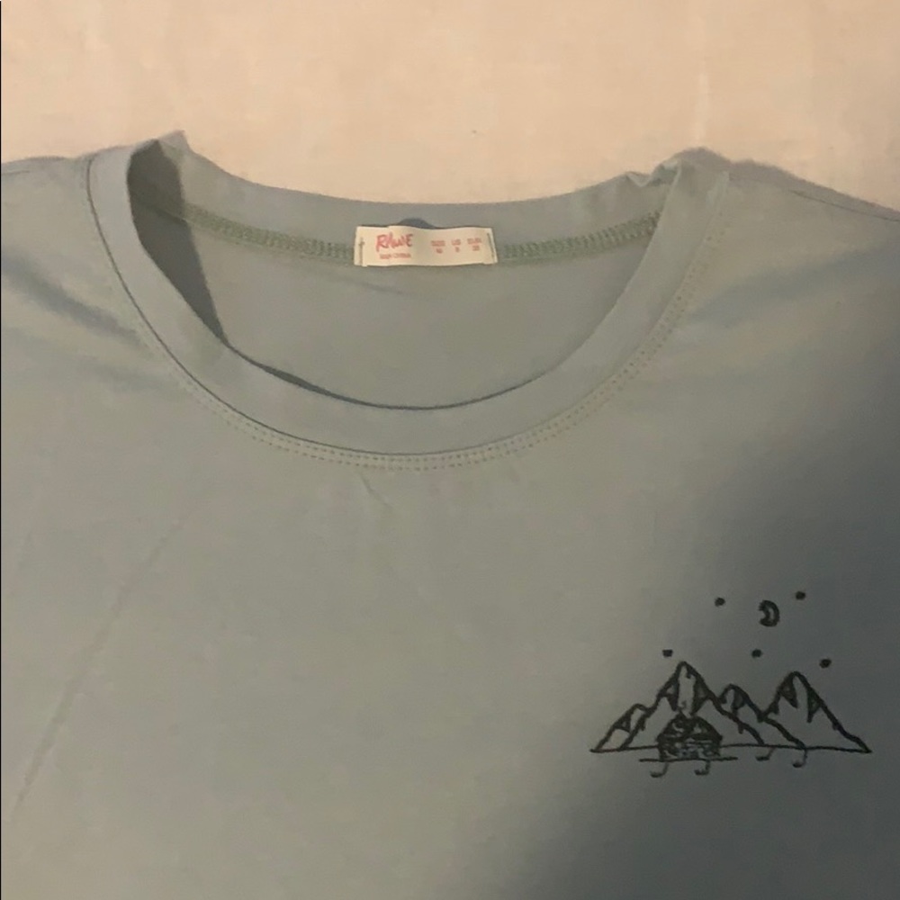 Light blue grey crop top - Picture 2 of 5